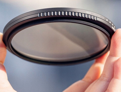 Filtër gri i rregullueshëm K&amp;F Concept Nano D ND3 ND1000, 40.5mm, i zi