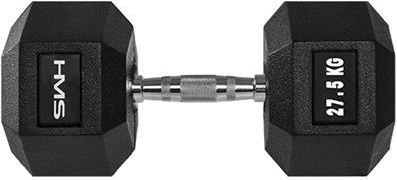 Peshë palestre HMS HEX Pro 27.5 kg, e zezë