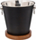 Kovë shampanje Secret de Gourmet, çelik inox, 21 cm, e zezë