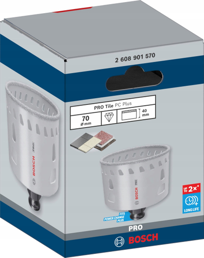 Sharrë rrethore për pllaka Bosch Pro Power Change Plus Diamond Grit, 70mm, për gur edhe xham