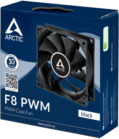 Ftohës Arctic F8 PWM, i zi