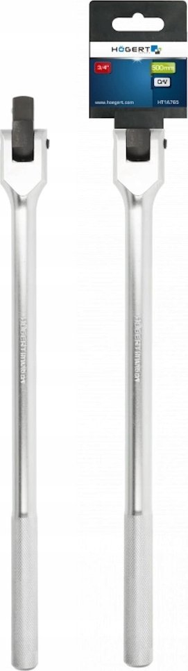 Çelës zgjatës Hogert Technik HT1A765, 500mm, lidhje 3/4", ngjyrë argjendtë