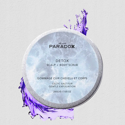 Skrab për skalp edhe trup We Are Paradoxx Detoxifying Scrub, 200g