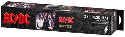 Mouse pad gaming SuperDrive AC/DC XXL, kundra rrëshqitjes, i zi