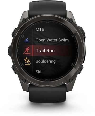 Ora inteligjente Garmin Fenix 8 AMOLED Sapphire Edition, 51mm, GPS, gri