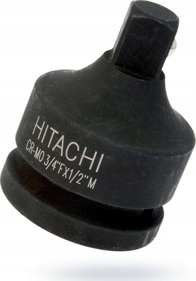 Adapter goditës Hitachi CR-MO, 3/4" F në 1/2" M, i zi