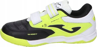 Këpucë futbolli indoor Joma Cancha 2501 IN Jr, për fëmijë, i zi