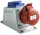 Prizë fikse industriale Famatel Combi Set 23606F, 16A 5P 400V, 3P 230V IP54, gri