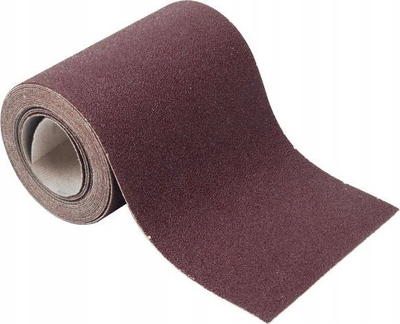 Letër gërryese në rul Wolfcraft 93mm x 4m, granulim 180, me kapje me velur