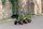 Traktor lodër Falk Claas Arion 430, për hipur me pedale, me rimorkio dhe ngarkues, i gjelbër