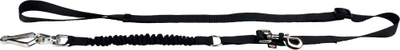 Rrip për biçikletë edhe vrapim për qen Trixie 1282, 100-200 cm, 25 mm, i zi