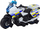 Lodër motor policie LEANToys DIY Police Twister, me drita, zë, shumëngjyrëshe