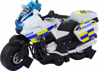 Lodër motor policie LEANToys DIY Police Twister, me drita, zë, shumëngjyrëshe