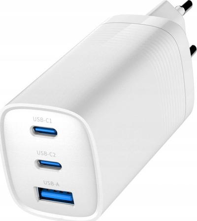 Karikues muri Art Charger, 230V, GaN, i bardhë