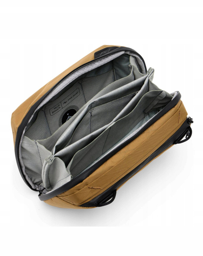 Çantë organizuese Peak Design Tech Pouch, najlon 200D, Coyote kafe