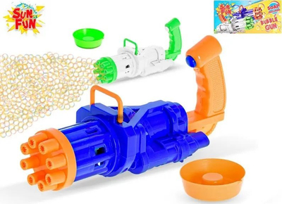 Lodër pistoletë me flluska Fun Gun Hipo, 19cm, me bateri, 50ml lëng