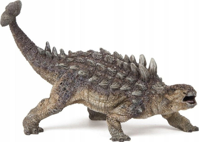 Figurë dinosauri Papo Ankylosaurus, lodër për koleksion, shumëngjyrëshe