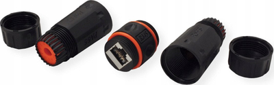 Lidhës rrjeti VALUE 21.99.3007, CAT 6a, industrial, gri