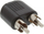 Adapter audio InLine 3.5mm jack në 2x RCA, stereo, i zi