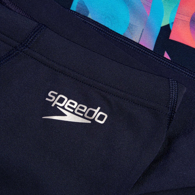 Jammer Noti Speedo Men's Club Training Allover Digi V Cut, Endurance+, темно сина и црвена