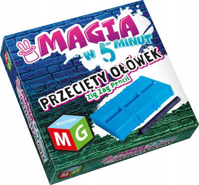 Set magjie Magic In 5 Minutes Cut Pencil Multigra, truk iluzioni, për fillestarë, shumëngjyrësh