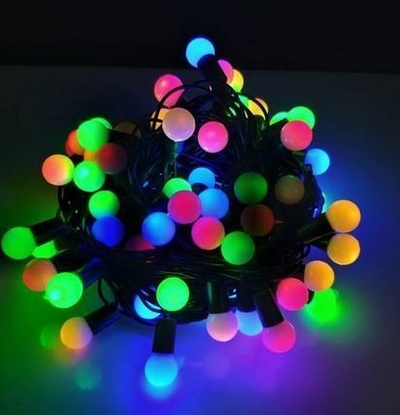 Drita dekorative LED EMOS Cherry, 200 llamba, 20 m, shumëngjyrëshe