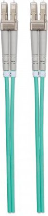 Kabllo fibër optike Intellinet OM3 50/125 LC LC, Duplex, 2m, jeshile