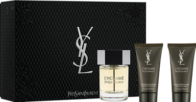 Set për meshkuj Yves Saint Laurent L'Homme, EDT 100 ml + xhel dushi 50 ml + balsam pas rroje 50 ml