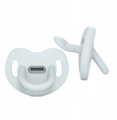 Ортодонтална цуцла Suavinex SX Pro 0–6 месеци, силикон, Colour Essence, светло сина