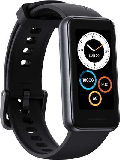 Byzylyk i zgjuar Realme Band 2, ekran 1.4", LCD, i zi