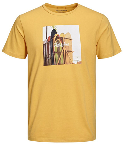 Maicë Jack & Jones Tee Ss, e verdhë XL