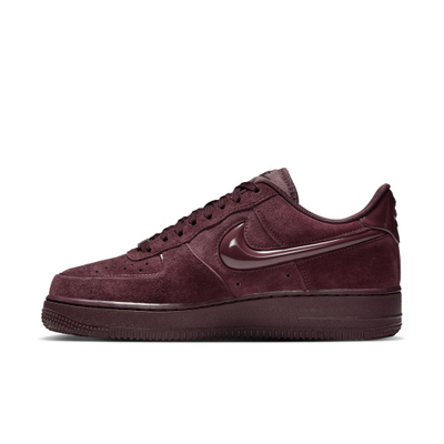 Патики за жени Nike Air Force 1 Lo, кадифени, бордо