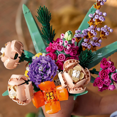 Set LEGO Botanicals Flower Bouquet 10280, 756 copa, për të rritur, shumëngjyrësh