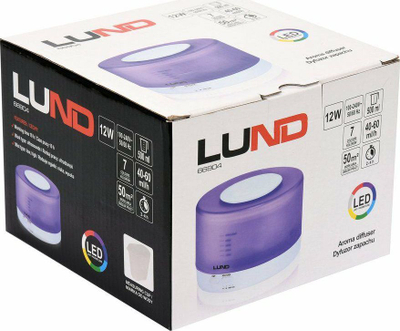 Ndezës ajri LUND, 500ml, me telekomandë, i bardhë