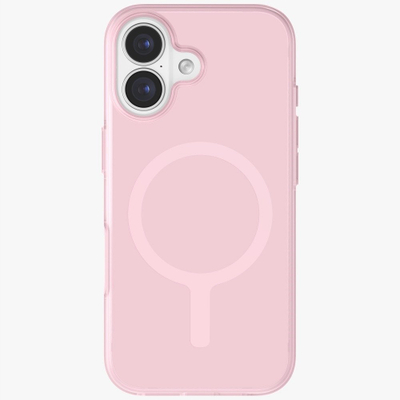 Kapak telefoni Uniq Clario për iPhone 17, Magclick, rozë