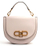 Çantë për femra Guess Fleet Flap Crossbody Saddle Bag, bezhë