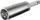 Adapter audio PremiumCord XLR, XLR mashkull në Jack 6.3mm mono mashkull, trup metalik