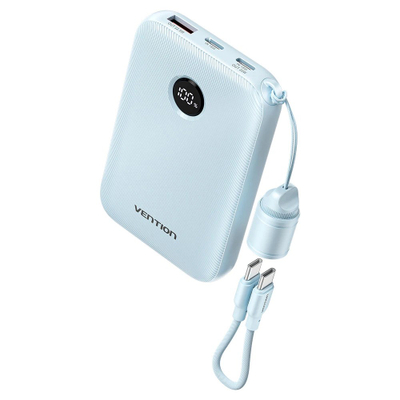 Karikues portativ Vention FKAL0 C, 10000mAh, 22.5W, blu