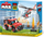 Set tulla ndërtimi ZURU Max Fire Adventure, 265 copë, për kalama 6+, i kuq