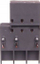 Adaptori Legrand MPX³ 32S CTX³ 22AC, për montim direkt, i zi