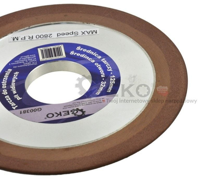 Rrotë mprehëse Geko G00381, 125x32mm, për sharra me karbid