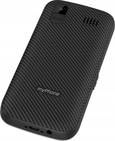 Telefoni myPhone Halo C, Dual SIM, 2.2\", i zi me argjend