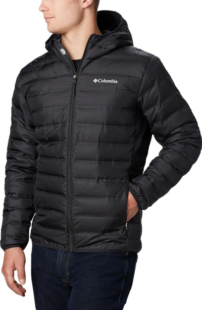 Xhaketë dimri Columbia Lake 22 Down Hooded, me kapuç, për burra, XL, e zezë