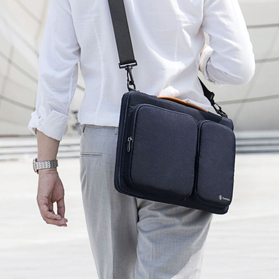 Çantë tomtoc Messenger për MacBook Pro 2019 16", e kaltër