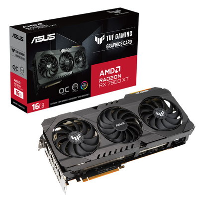 Kartelë grafike ASUS Radeon RX 7800 XT TUF Gaming OC, 16GB, e zezë