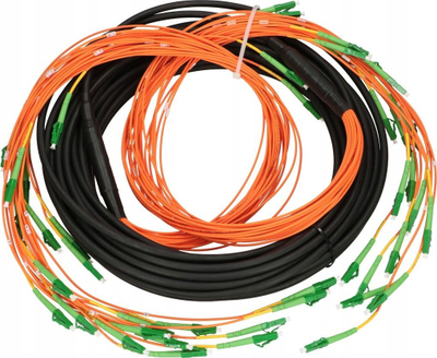 Kabllo optike Extralink Multipatchcord LC APC SM, 24 fibra, 25m, me kaskadë 90cm
