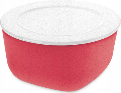 Enë kuzhine me kapak Koziol Connect L, 2L, plastike bio, e bardhë