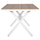 Tavolinë drejtkëndore Tawnee 150×89,5×73 Hcm (HM6037.02), bardhë