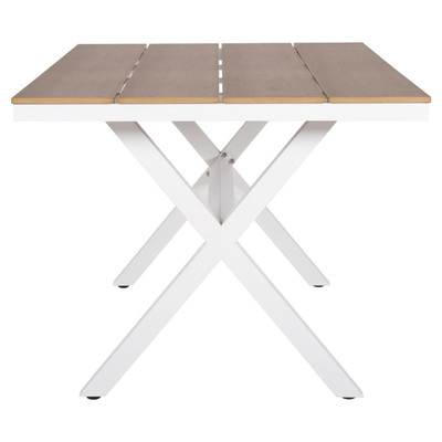 Tavolinë drejtkëndore Tawnee 150×89,5×73 Hcm (HM6037.02), bardhë
