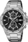 Orë dore Casio Edifice EFV-640D-1AVUEF, kronograf, 44mm, çelik inox argjend